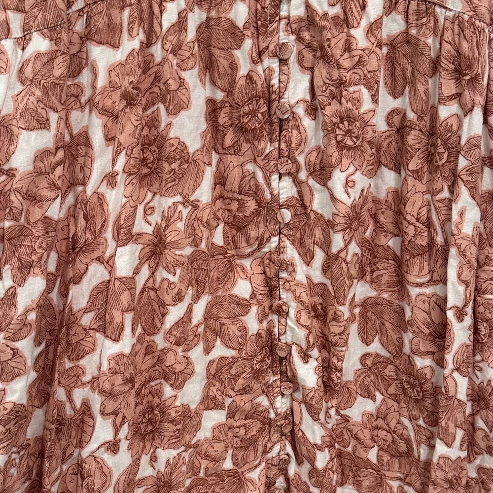 Rust Floral Midi - Picture 4 of 8